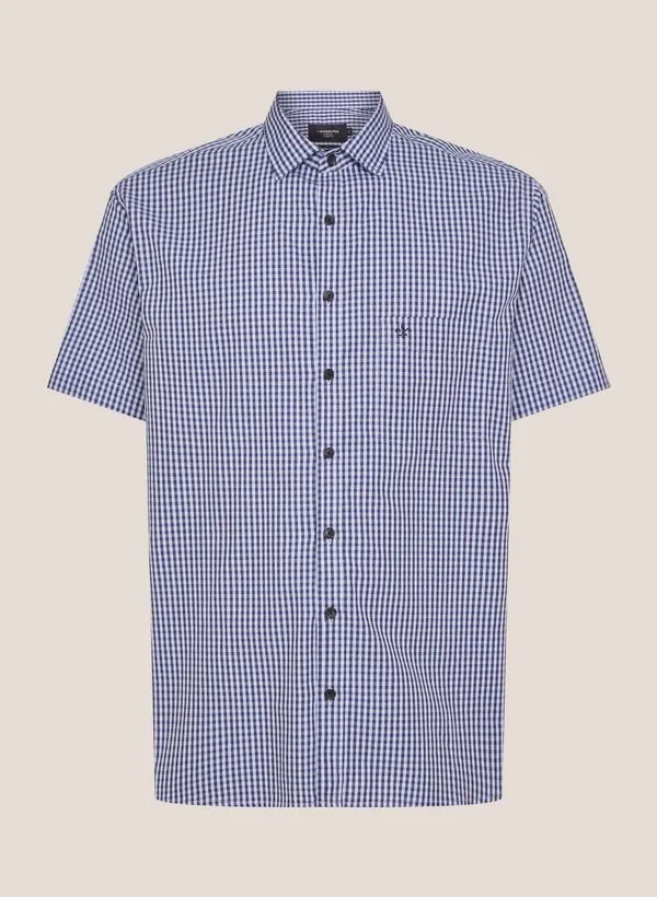 Camisa Comfort Fit Vichy Dudalina Masculina 3