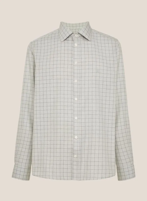 Camisa Slim Fit Xadrez Dudalina Masculina 40