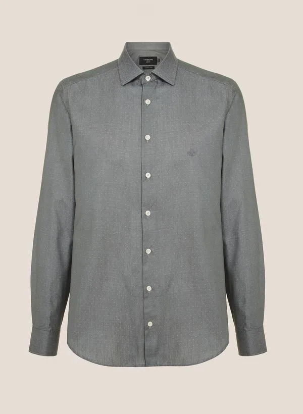 Camisa Milano Fit Maquinetada Dudalina Masculina 40