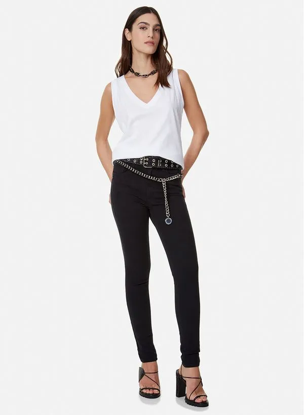 Calça Pfit Skinny Black John John Feminina 40