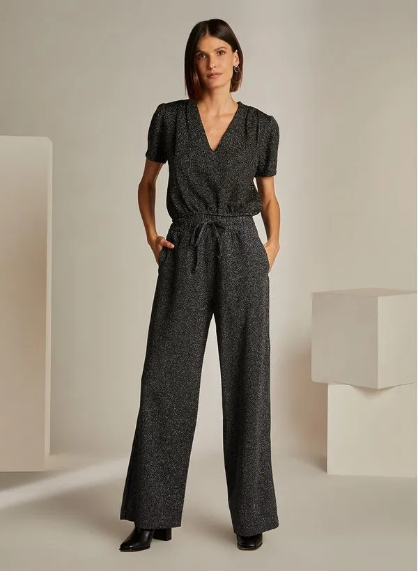 Blusa Le Lis Luiza Manga Curta Feminina G