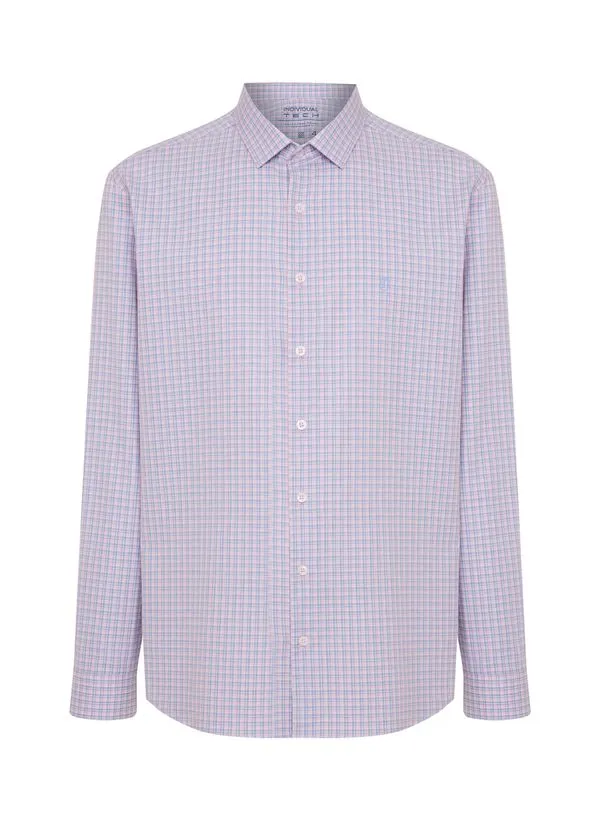 Camisa Slim Fit Xadrez Masculina Individual 2