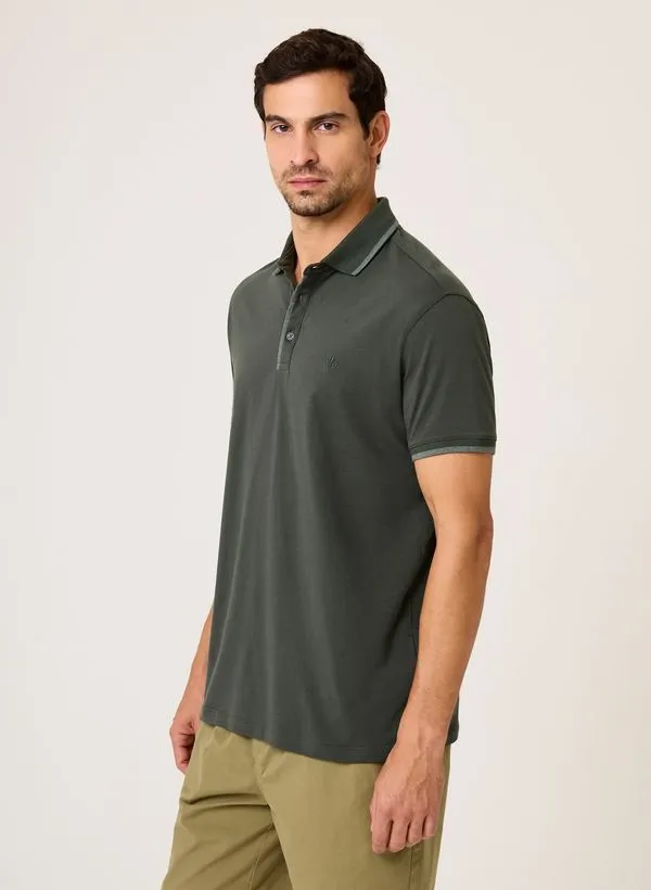Polo Flex Friso Mescla Dudalina Masculina G
