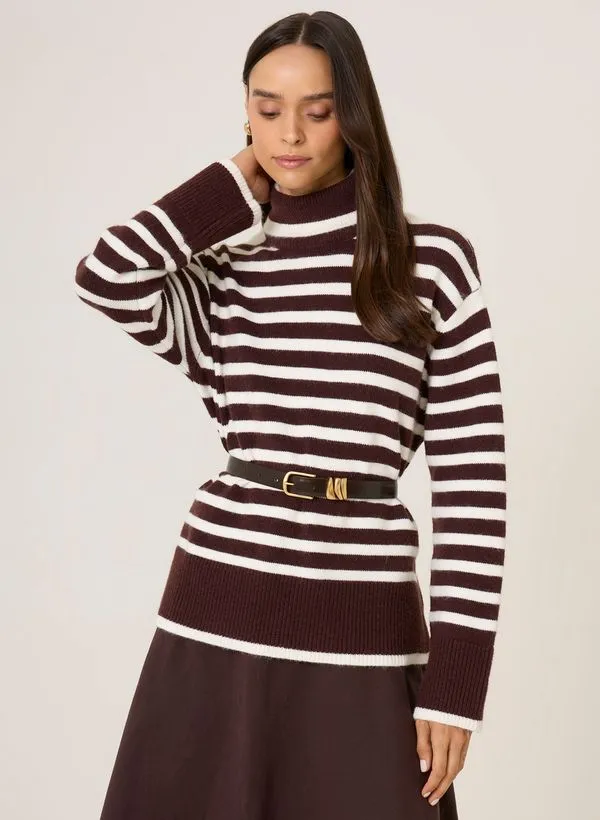 Blusa Tricot Listrada Amalia Dudalina Feminina GG