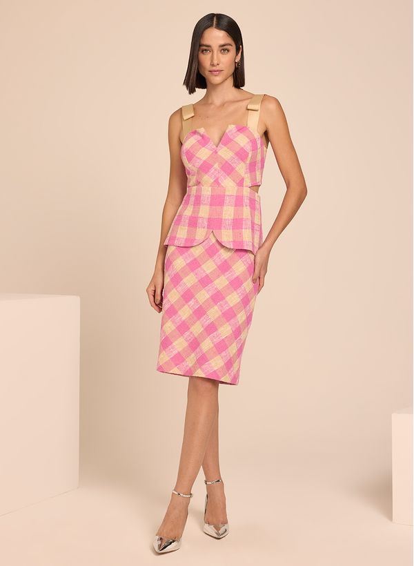 Vestido Le Lis Kim Midi Feminina 40