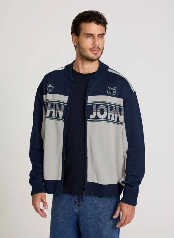 Jaqueta Tricot Reta Sport John John Masculina G