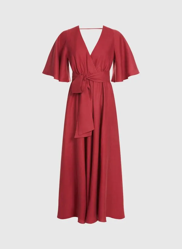 Vestido Bali Midi Linho Bo.Bô Feminino 34