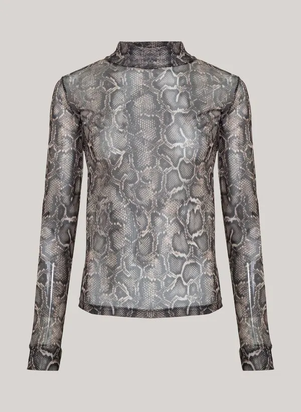 Blusa Justa Snake John John Feminina PP