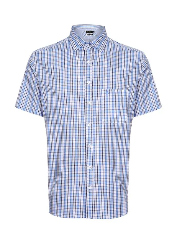 Camisa Comfort Fit Mix Azul Masculina Individual 2