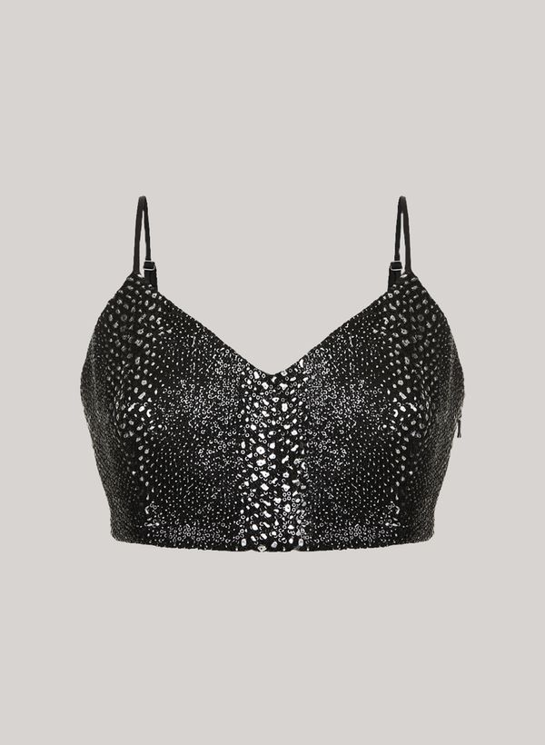 Blusa Cropped Narrow John John Feminina PP