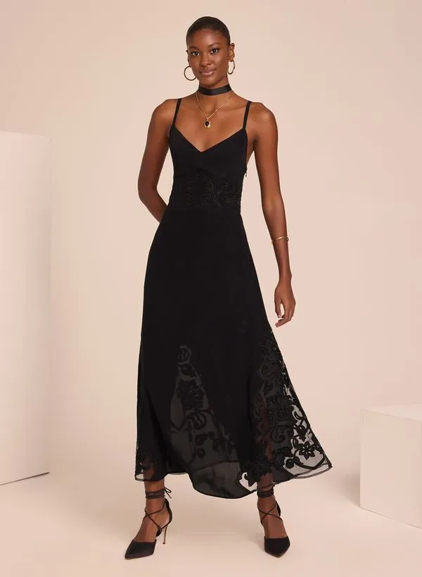 Vestido Le Lis Beatrice Seda Feminino 48