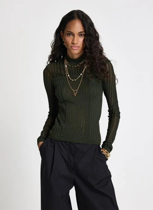 Blusa Le Lis Janete Tricot Feminina GG