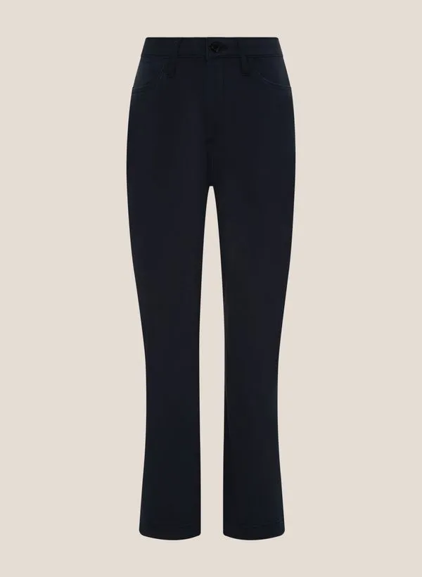Calça Sarja Reta Azul Marinho Dudalina Feminina 40