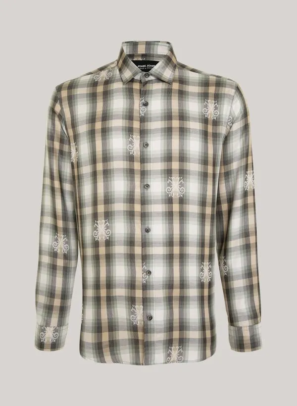 Camisa Relaxed Fit Key John John Masculina M