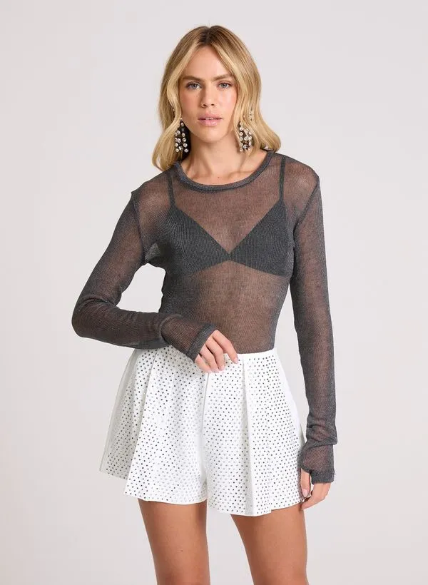 Blusa Justa Corinne John John Feminina P
