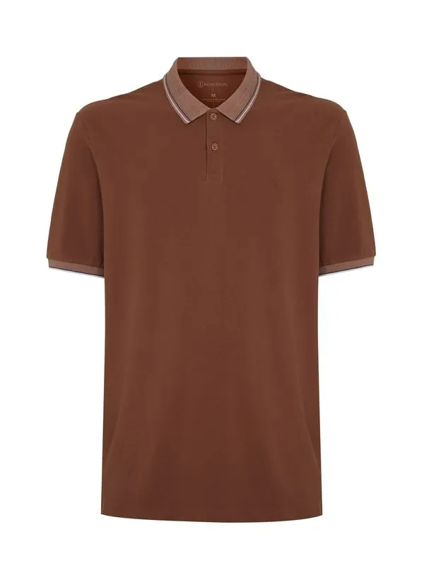 Polo Comfort Fit Piquet Gola Frisos Masculina Individual P