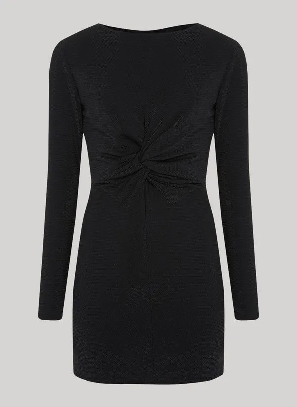 Vestido Justo Ava Black John John Feminino M