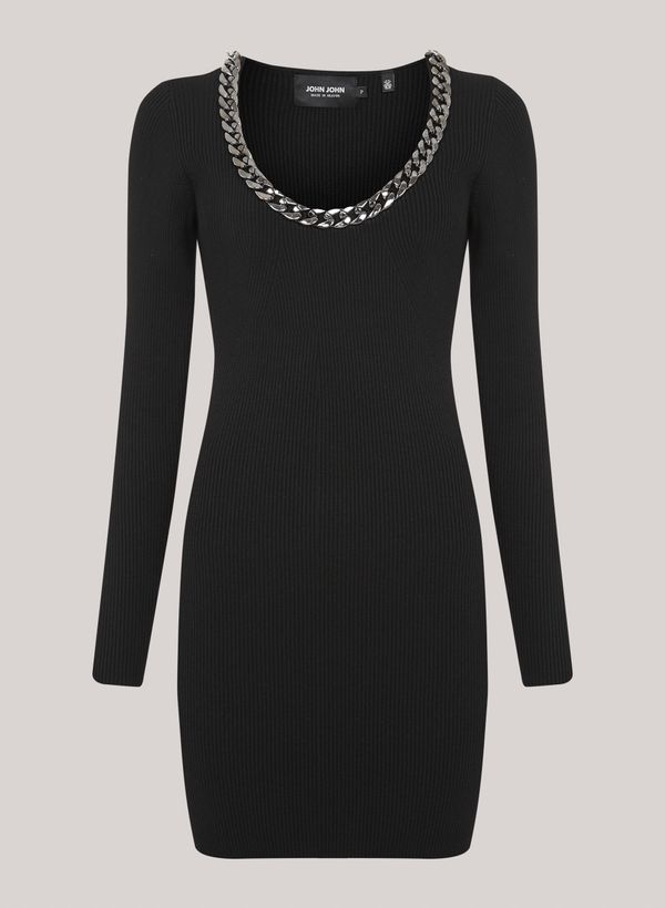 Vestido Justo Chain John John Feminino P