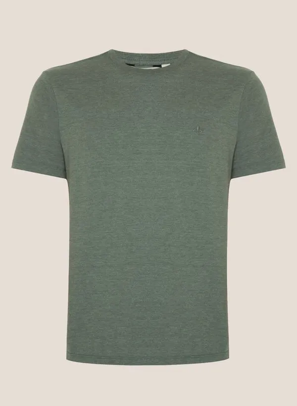 Camiseta Mescla Sobretinta Dudalina Masculina M