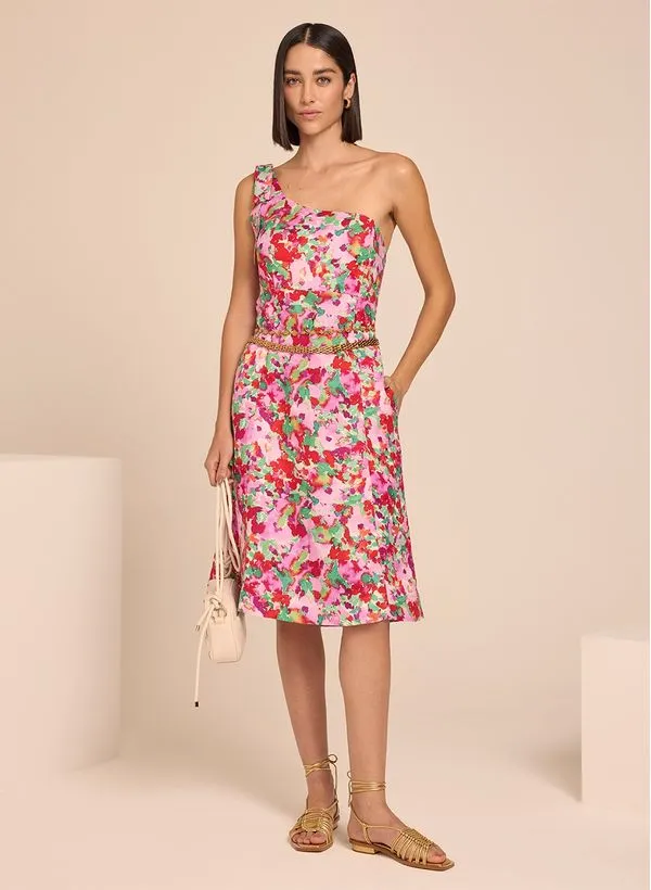 Vestido Le Lis Serena Médio Feminina 44
