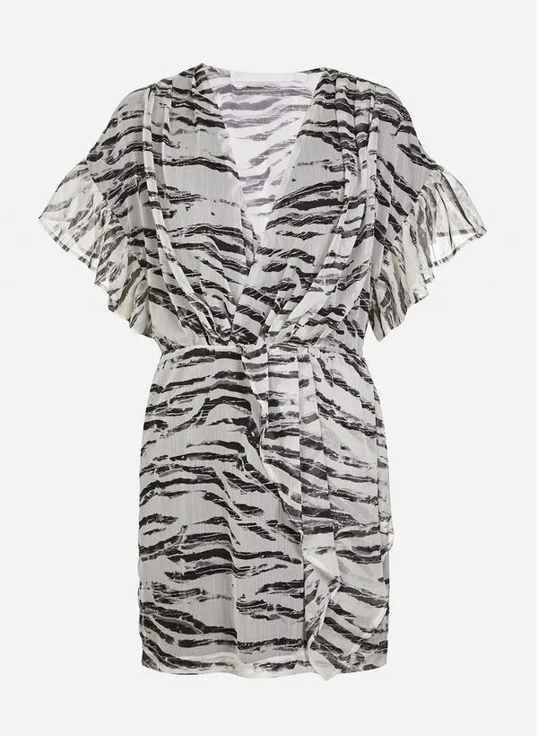 Vestido Amplo White Zebra John John Feminino PP