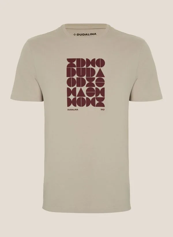 Camiseta Geo Letters Dudalina Masculina M