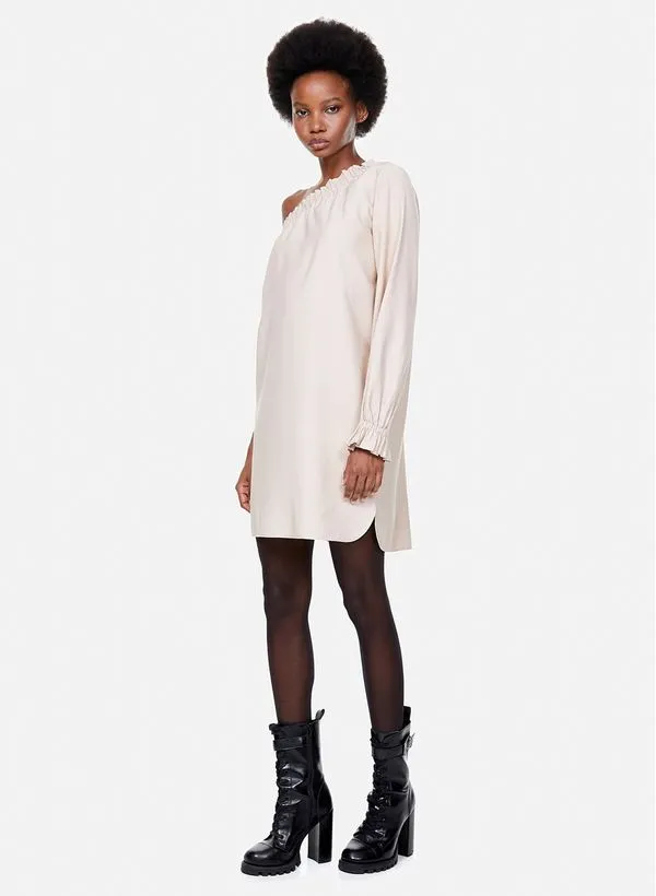 Vestido Reto Becky Khaki John John Feminino PP
