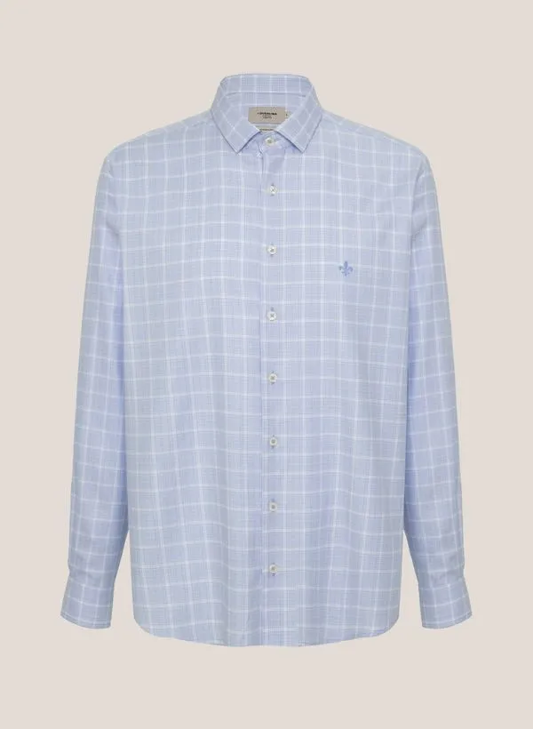Camisa Comfort Fit Maquinetada Dudalina Masculina 5