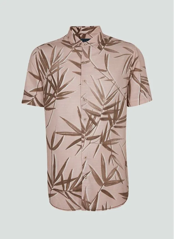 Camisa Slim Estampada Dudalina Masculina 3