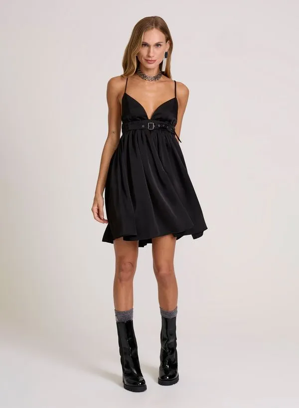 Vestido Fluído Joan Preto John John Feminino P
