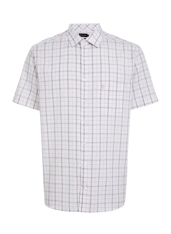 Camisa Comfort Mix Lilás Masculina Individual 7