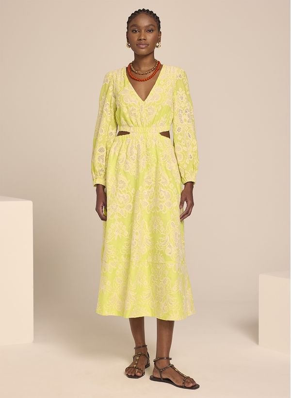 Vestido Le Lis Gabriela Midi Feminino 46