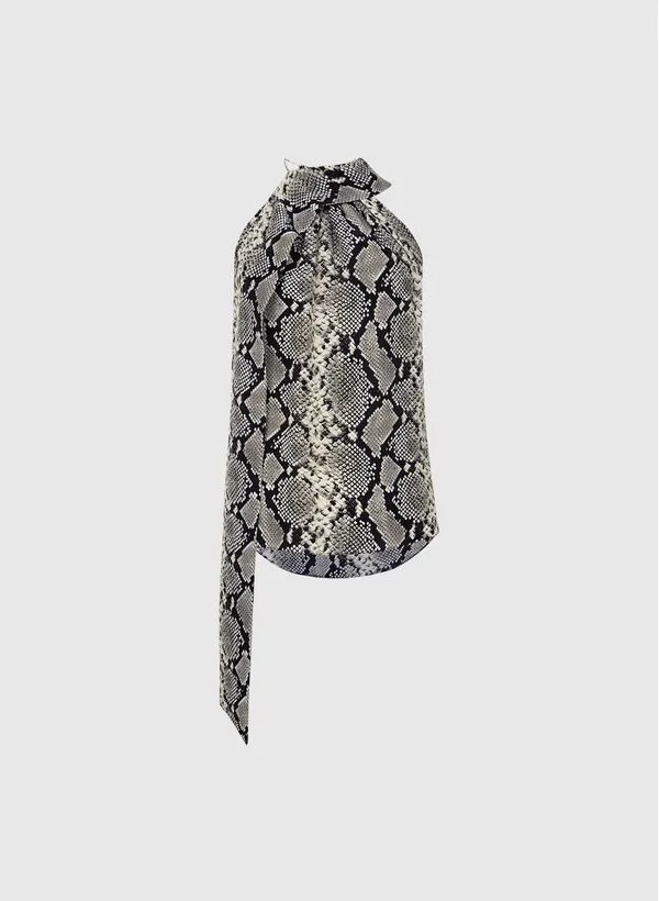 Blusa Gabin Snake Seda Bo.Bô Feminina 36