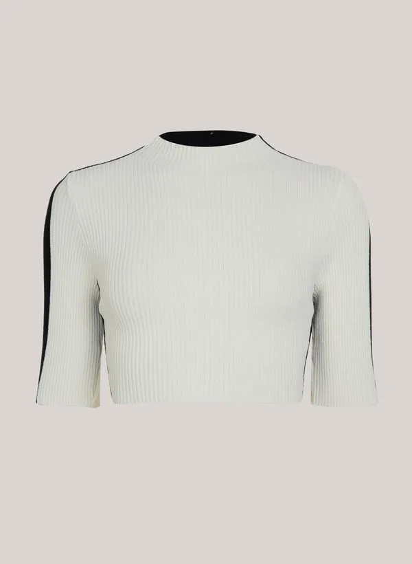 Blusa Cropped Due John John Feminino P
