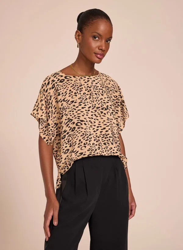 Blusa Le Lis Lica Tay Seda Feminina 36
