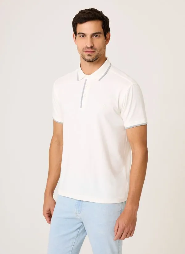 Polo Flex Friso Mescla Dudalina Masculina P