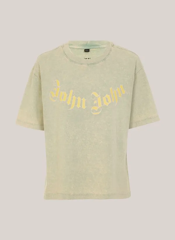Camiseta Ampla Trace John John Feminina GG