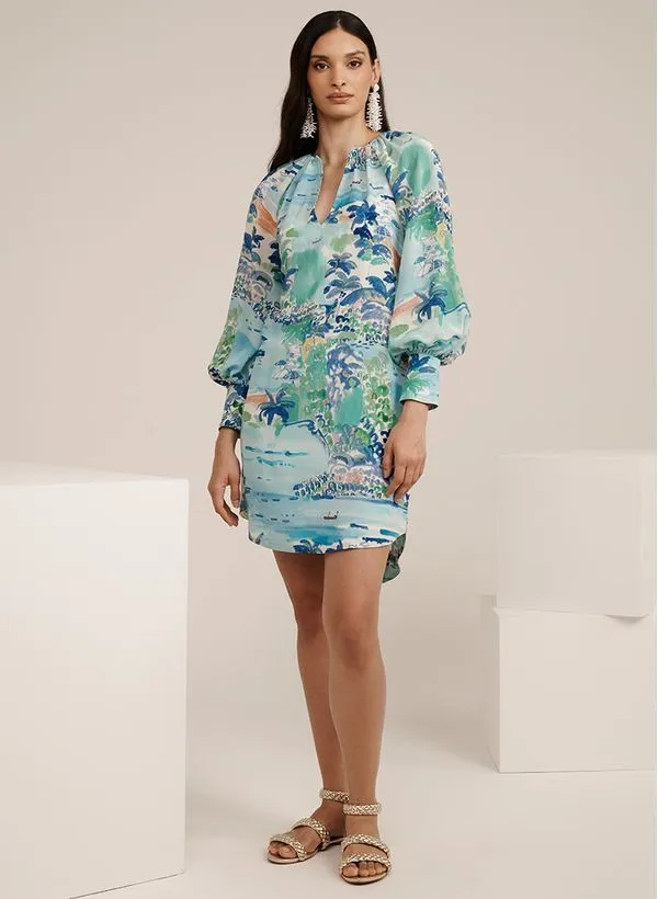 Vestido Le Lis e Filipe Jardim Loren Seda Feminino M