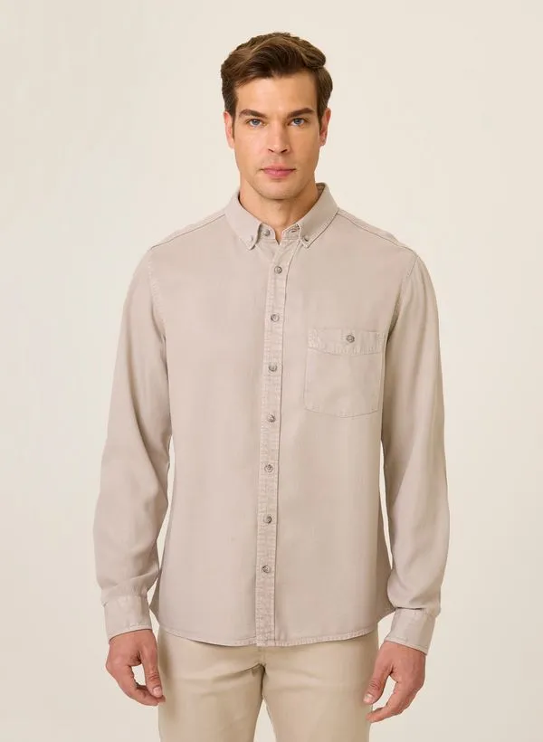 Camisa Slim Fit Liocel Dudalina Masculina 3