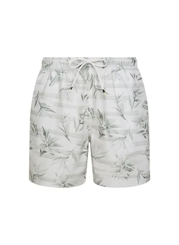Shorts Boxer Folhas Masculino Individual GG
