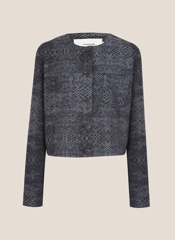 Casaqueto Jacquard Dudalina Feminina 40