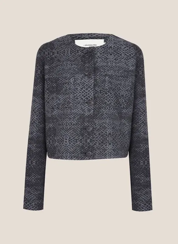 Casaqueto Jacquard Dudalina Feminina 42