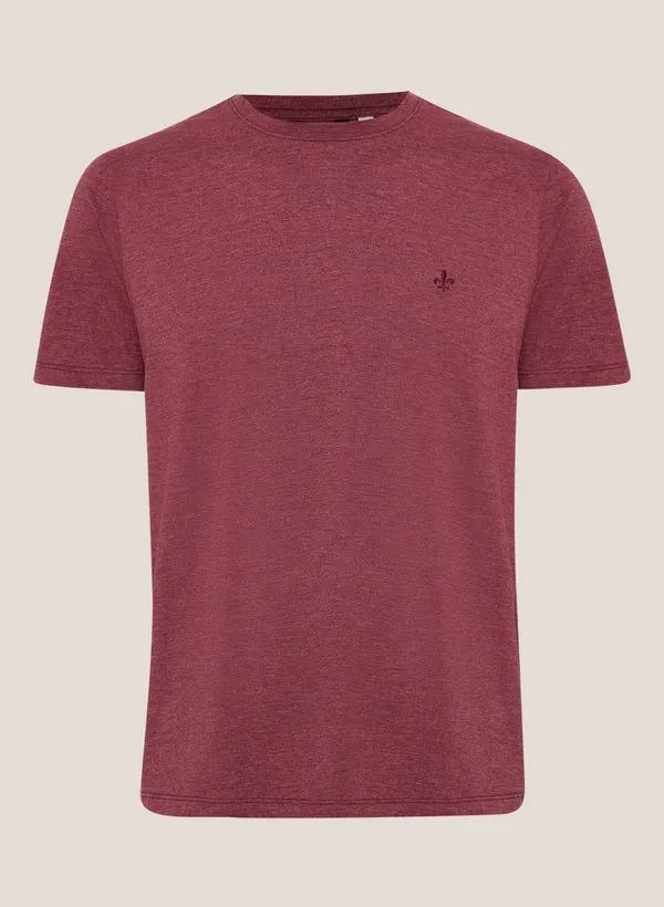 Camiseta Mescla Sobretinta Dudalina Masculina M