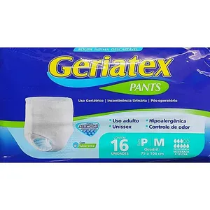 Geriatex - Pants - Roupa Íntima Descartável - Tam P/M - 16 Unidades