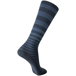 Meia de Compressão 3/4 Hobby 15-20mmHg Azul Marine Tam P