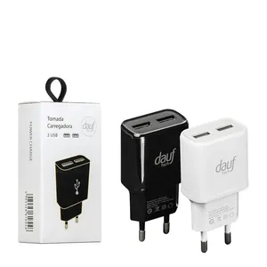 Carregador Parede Dauftech Branco / Preto 2 Entradas