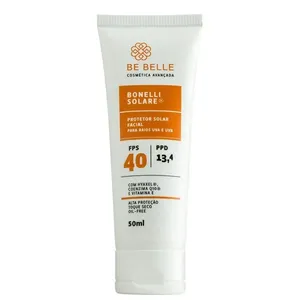 Protetor Solar Facial Be Belle Bonelli Solare FPS40 50ml