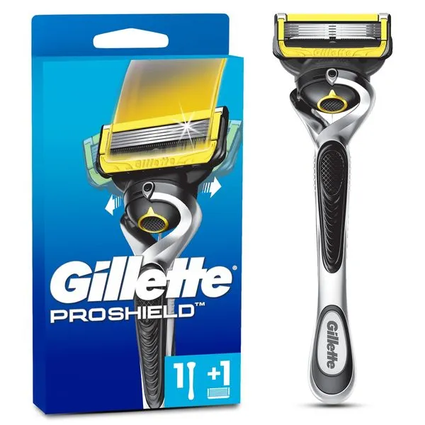 Aparelho de Barbear Recarregável Gillette Fusion ProShield Lubrificação Dupla FlexBall 1 unidade