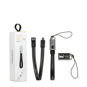 Cabo Chaveiro V8 Dauftech Couro
