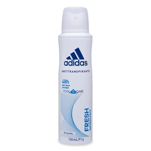 Desodorante Antitranspirante Adidas Feminino Fresh Cool & Care 48h Aerossol 150ml